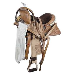 Top Qualité En Gros Baril Racing Selles En Cuir Véritable À La Main Western Cheval Selles En Vrac Cowboy Rodeo Selles Fourniture - Product Image 2