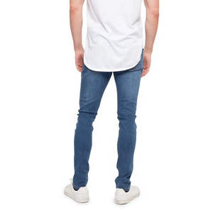 Jeans pour hommes OEM, coupe slim, pantalon personnalisé, haute qualité, fin, extensible, tendance, long, 2026, pantalon en jean pour hommes - Product Image 3