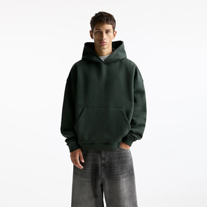 OEM personalizado pesado de gran tamaño Sudadera con capucha para hombre Streetwear moda en blanco pulóver sudadera proveedor al por mayor - Product Image 1