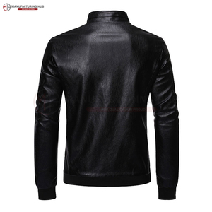 Veste en cuir à capuche de qualité au meilleur prix Veste en cuir à la mode pour hommes Veste en cuir à la mode fabriquée au Pakistan pour homme - Product Image 5