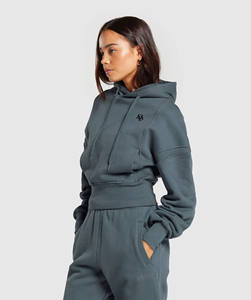 Huzaifa Products Survêtement personnalisé 500GSM Sweat à capuche court confortable et pantalon grande taille pour l'hiver avec logo personnalisé - Product Image 1