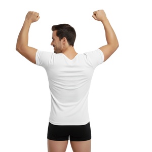 Shorts à manches courtes, personnalisés, anti-transpiration pour hommes, sous-vêtements avec coussinets, Slim Fit - Product Image 5