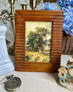 Cadre photo en bois fini à la main pour une décoration murale haut de gamme, avec des bords lisses et une protection durable de la surface. - Product Image 2