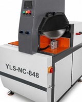 Machine de découpe d'aluminium semi-automatique YLS-NC-848, scie de précision 600 mm pour le traitement des profilés en aluminium, des fenêtres et des portes