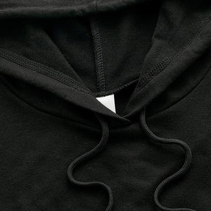 Venta al por mayor de sudaderas recortadas con logotipo personalizado para mujer, Sudadera con capucha corta de algodón para mujer, superventas de talla grande, diseño OEM personalizado - Product Image 6