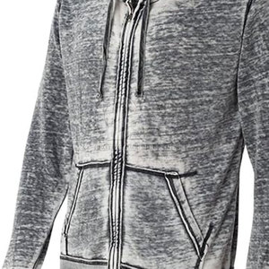 เสื้อฮู้ดผู้ชายฟอกสีกรดมาใหม่2024ออกแบบโลโก้ได้ตามต้องการ - Product Image 6
