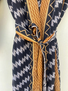 Kimono de seda Floral de talla libre para mujer, caftán de secado rápido para primavera, verano y otoño - Product Image 2