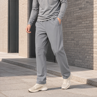 Pantalon de randonnée softshell imprimé pour homme, en Spandex/Nylon, léger, séchage rapide, taille élastique, uni, vente en gros, Yunnan Chine