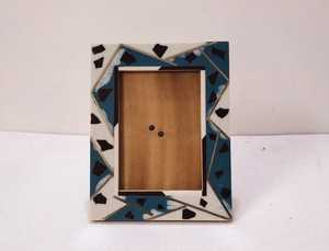 Wood & MFC Square Cadre photo couleur personnalisé écologique A4 8x10 Art mural rustique pour mariage/anniversaire - Product Image 2