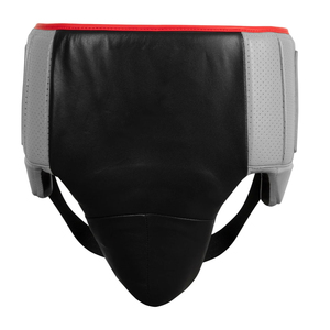 อุปกรณ์ป้องกันอวัยวะเพศชายสำหรับกีฬาคิกบ็อกซิ่ง ปรับขนาดได้ พิมพ์โลโก้ตามสั่ง คุณภาพเยี่ยม ผลิตจากหนังแท้ ออกแบบตามความต้องการ - Product Image 1