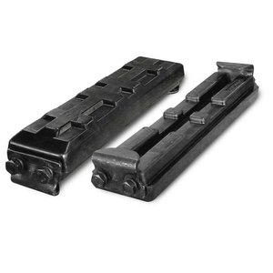 Piezas de maquinaria de construcción Almohadilla de pista de goma natural Cuadrado negro de 15mm de espesor - Product Image 5