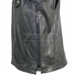 Chaqueta de cuero de diseño personalizado de invierno para hombre, chaqueta de cuero de moda de alta calidad para hombre recién llegado - Product Image 6