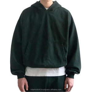 Sudaderas con Capucha para Hombre, 410g, 100% Algodón, Estilo Casual, Lavadas, con Bolsillo en la Capucha, Corte Regular, Servicio OEM, Venta al Por Mayor - Product Image 3