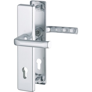 HOPPE Schutzgarnitur London 113/2221A/2440 Soporte de Puerta de Aluminio F1 de 92 mm y Soportes de Puerta Superiores de 67-72 mm para 67-72 mm - Product Image 1