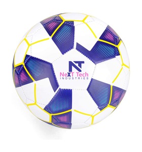 Ballon de football d'entraînement Next Tech Industries en matériau PU pour l'entraînement avec un design personnalisé et un logo personnalisé - Product Image 1