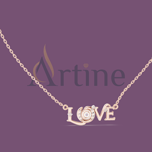 925 argent Sterling couleur or Rose unique petit pendentif à breloque CZ pour bijoux de fiançailles de mariée - Product Image 1