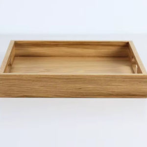 Plateau de service pour aliments et fruits en bois naturel poli, écologique, fait main, de haute qualité, bois massif, tailles et formes personnalisées - Product Image 1