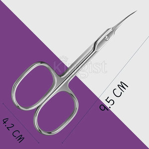 Ciseaux à cuticules lisses avec lames courbes aiguisées pour un soin des ongles soigné, ciseaux à cuticules à pointe aiguë - Product Image 3