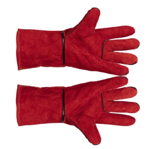 Leather Welding Gloves for Maximum Protection in Hot <b>Environments</b> Welding Gloves Leather Large Made with Kevlar Welding Gloves - Product Image 3