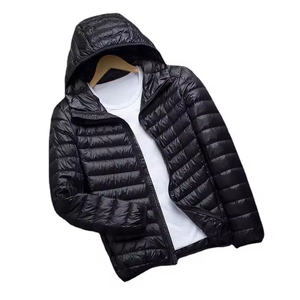 Chaqueta OEM ligera con cuello levantado y capucha para hombre, larga y cálida, más cómoda de llevar, transpirable en diferentes colores - Product Image 2