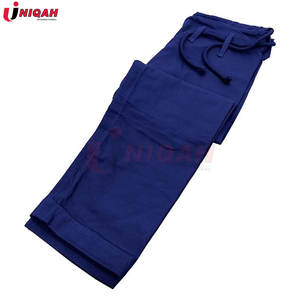 Bleu marine Premium 100% coton Jiu Jitsu Gi coutures renforcées col souple léger entraînement compétition Arts martiaux porter - Product Image 4