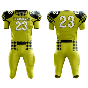 Hot Selling Customized Logo <b>Light</b> Weight American <b>Football</b> Uniform 100% Polyester Material Sports Wear American <b>Football</b> Uniform - Product Image 1