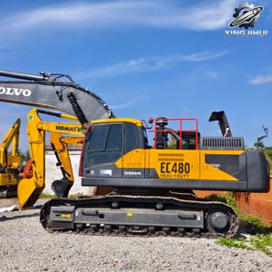 Excavadora Usada Volvo EC480 de 48 Toneladas, Marca Original Sueca, Oruga Mediana Grande, de Segunda Mano, Procedente de Suecia - Product Image 2