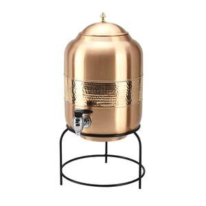 Dispensador de agua de cobre puro con acabado martillado para el hogar, Hotel y restaurante, beneficios de cobre para la salud, diseño moderno, vasos para fiestas - Product Image 6