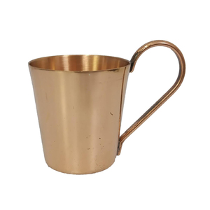 Mule en métal de Moscou en cuivre massif authentique Mini verres à bière Capacité de 2 onces - Product Image 1