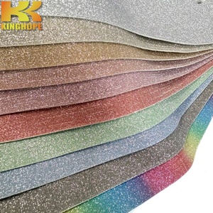 Tissu brillant à paillettes épaisses de couleur intense en similicuir PU effet Cendrillon pour empeignes de chaussures - Product Image 5