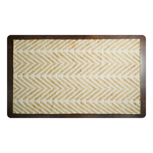 Tapis d'extérieur moderne en jute écoresponsable, tissé à la main, lavable, moelleux, à motif floral et au savoir-faire intemporel - Product Image 1