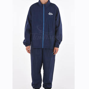 Ropa deportiva de protección solar, traje cortavientos con cremallera transpirable, traje de chándal para hombre, traje cortavientos informal de 2 piezas - Product Image 1