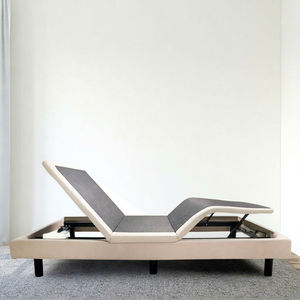 Modern Adjustable Electric Reclining <b>Bed</b> With Massage Function Wireless Remote 750lbs Capacity - Product Image 1