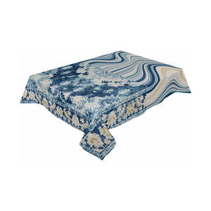 Home Textile Customized Print Pure Cotton Material Embroidered <b>Tablecloths</b> with Custom Logo - Product Image 1