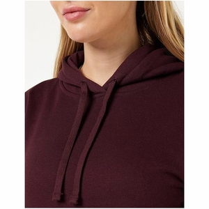 Drop-shoulderhoodies para mujer Sudaderas con capucha para mujer Jersey de gran tamaño Sudaderas de lana Mujeres Raya Manga larga Jersey con capucha - Product Image 2