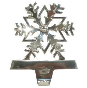 Christmas Tree Silver Polish Metal <b>Stocking</b> <b>Holder</b> For Christmas Home Party Decorative - Product Image 3