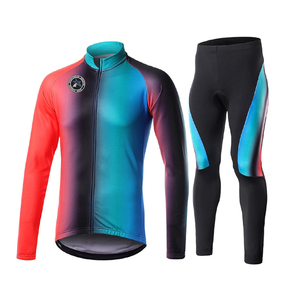Conjuntos de ciclismo súper modernos para hombre, pantalones cortos de secado rápido y uniformes de ciclismo de carretera hechos a medida - Product Image 4