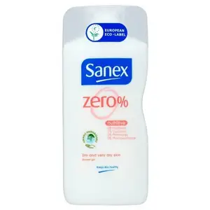 Sanex Zero % Gel de Ducha Nutritivo Piel Seca y Muy Seca 500 y 750mlf