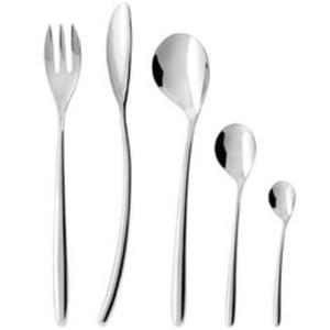 Modern Stainless Steel <b>Flatware</b> <b>Set</b> with Ultra-fine Polished Edges Comfortable Ergonomic Handles and Durable Lightweight Design - Product Image 3