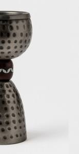 Luxury Mop Hammered Metal Bakhoor Incense <b>Burner</b> Arabic Style Brass & <b>Silver</b> Finish Oud <b>Burner</b> For MIddle East & Gulf Home Use - Product Image 2