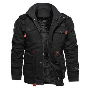 La mejor chaqueta de moto de piel de oveja hecha a medida para hombre, elegante con cremallera, relleno de algodón transpirable - Product Image 1