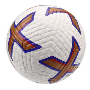 Balón de Fútbol Tamaño 3 4 5 Diseño Personalizado Superficie de PU Construcción Duradera para Entrenamiento - Product Image 1