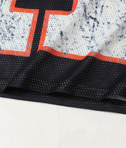 2025, venta al por mayor, Jersey deportivo de manga corta para hombres, personalizable, 100% algodón, estambre, camiseta ecológica de secado rápido, camiseta Patchwork Street - Product Image 5