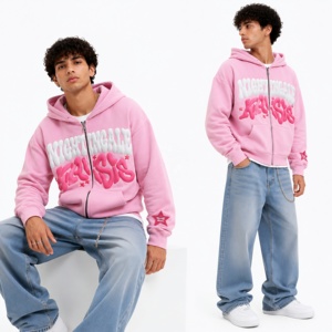 Sweat à capuche d'hiver pour homme en molleton français 3D personnalisé - Coton biologique de haute qualité, écologique et respirant, logo personnalisable - Product Image 6