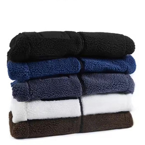 Chaqueta de Forro Polar de Invierno para Hombre de Alta Calidad con Logotipo Personalizado, Gruesa y Cálida con Estilo Formal, Sin Capucha y Decoración Bordada - Product Image 6