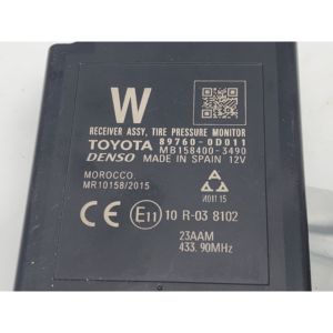 TOYOTA Yaris Series 897600D011 1NZFXE Hybrid 1497 (17><b>20</b>) <b>TIRE</b> PRESSURE CONTROL UNIT - Product Image 3