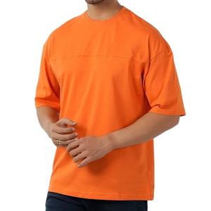 Oversize Wholesale Plus Size Summer Wear Comfortable <b>T</b>-<b>Shirt</b> Solid Color <b>Longline</b> Baggy Down Shoulder Lightweight Fabric - Product Image 1