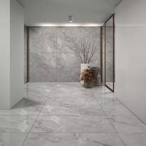 Silika Grey 600x1200กระเบื้องเซรามิกพอร์ซเลนพื้นกระเบื้องสำหรับในบ้านหินอ่อนขัดเงาการออกแบบกราฟิกมันวาว - Product Image 1