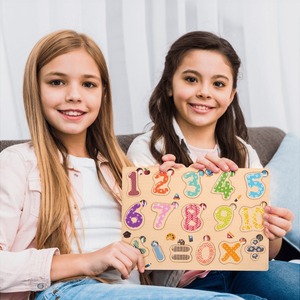 ปริศนาไม้3D ตามสั่งมีตัวเลขของเล่นเพื่อการศึกษายอดนิยมมีตัวเลือก OEM - Product Image 5