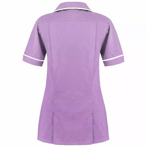 Uniforme de Enfermera al por Mayor de Alta Calidad con Cuello en V para Mujer, Tela Jersey Transpirable, Uniformes de Hospital de Verano Personalizables - Product Image 3